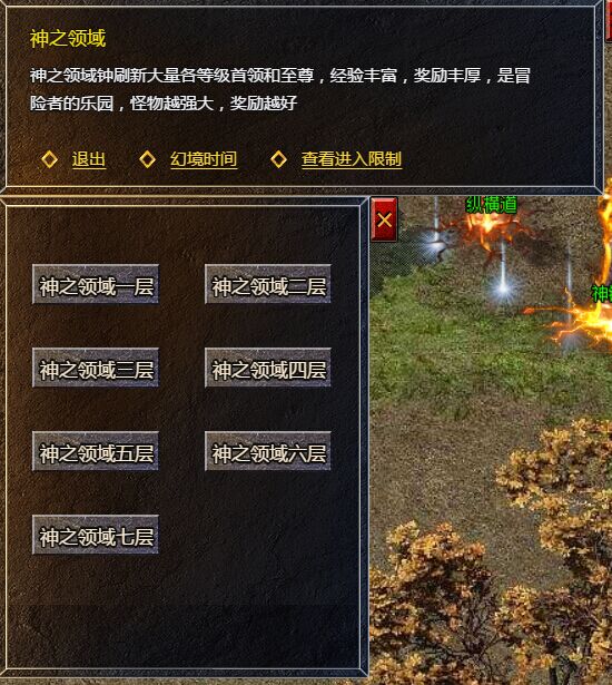 《传奇霸主》神之领域